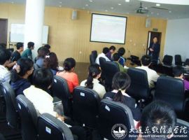 Doctor Ruben Xing Visited Dalian NII and Gave Lectures