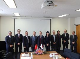 President Wen Tao and Fellow Teachers Paid a Visit to Partner University in Japan