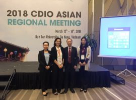 DNUI representatives attended 2018 CDIO Asian Regional Meeting (Da Nang, Vietnam) and presented keynote reports