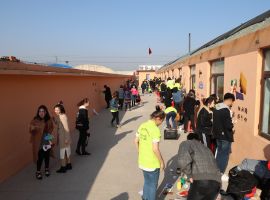 Students in our school hand-painted "disciple rules" for kids in the children's village