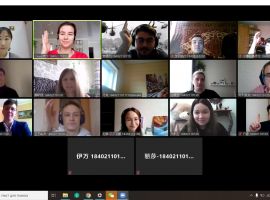 【Online Teaching in Progress】International Students Starting Transnational "Cloud" Learning